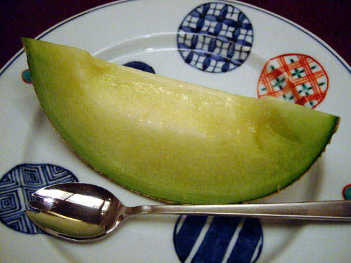 Dessert (honeydew from Shizuoka)