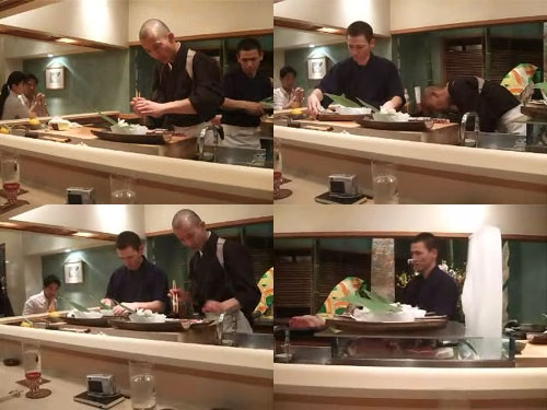 Hiro-san and Ken-san Prepare the Sashimi Course