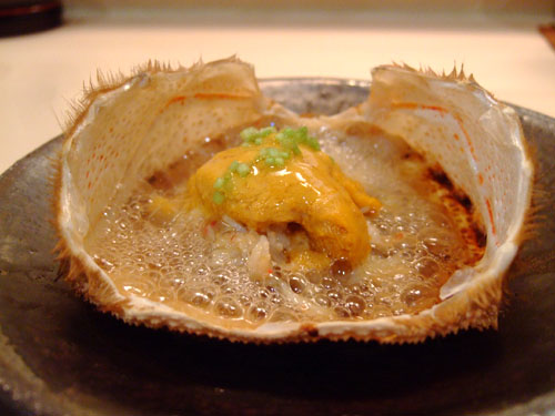 Kani miso korayaki