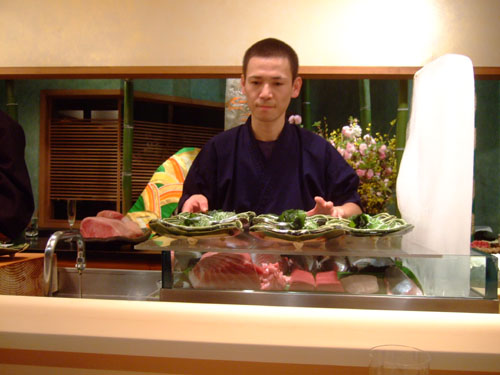 Ken-san Readies the Shabu Shabu