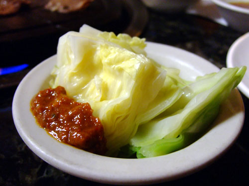 Cabbage with Doenjang