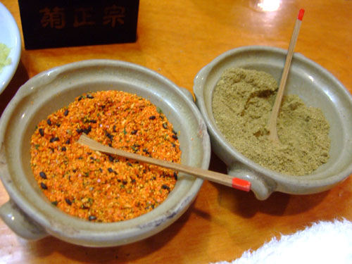 Shichimi and Sansho