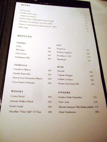 Bar Centro Menu