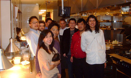 Group Photo with Chef de Cuisine Michael Voltaggio and Sous Chef Marcel Vigneron