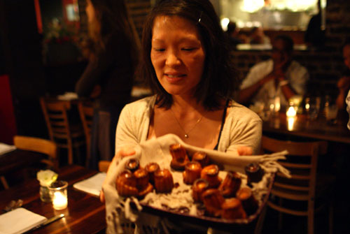 Jane Choi with Canelés