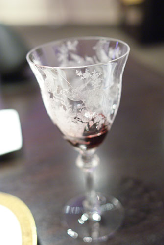 Ornate Wine Glass