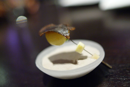 HOT POTATO | cold potato, black truffle, butter