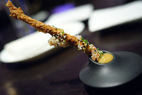 YUBA | shrimp, miso, togarashi