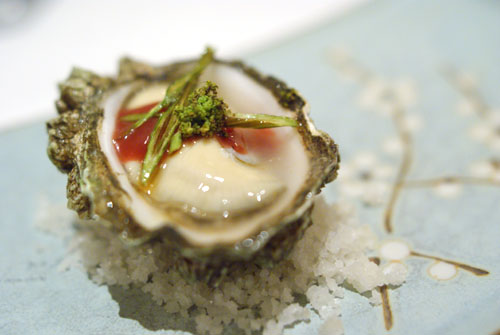 Kumamoto Oyster with Indian Celery