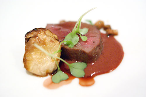 Grilled Bison with Porcini Mushrooms