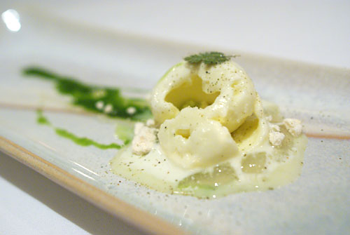 Frozen Key Lime Meringue with Cilantro & Green Peppercorn