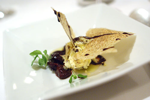 Arbequina Olive Oil-Chocolate Chip Parfait with Dried Cherries